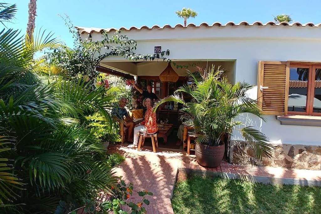 Bungalow Tropical Con Piscina Y Aire Acondicionado マスパロマス エクステリア 写真