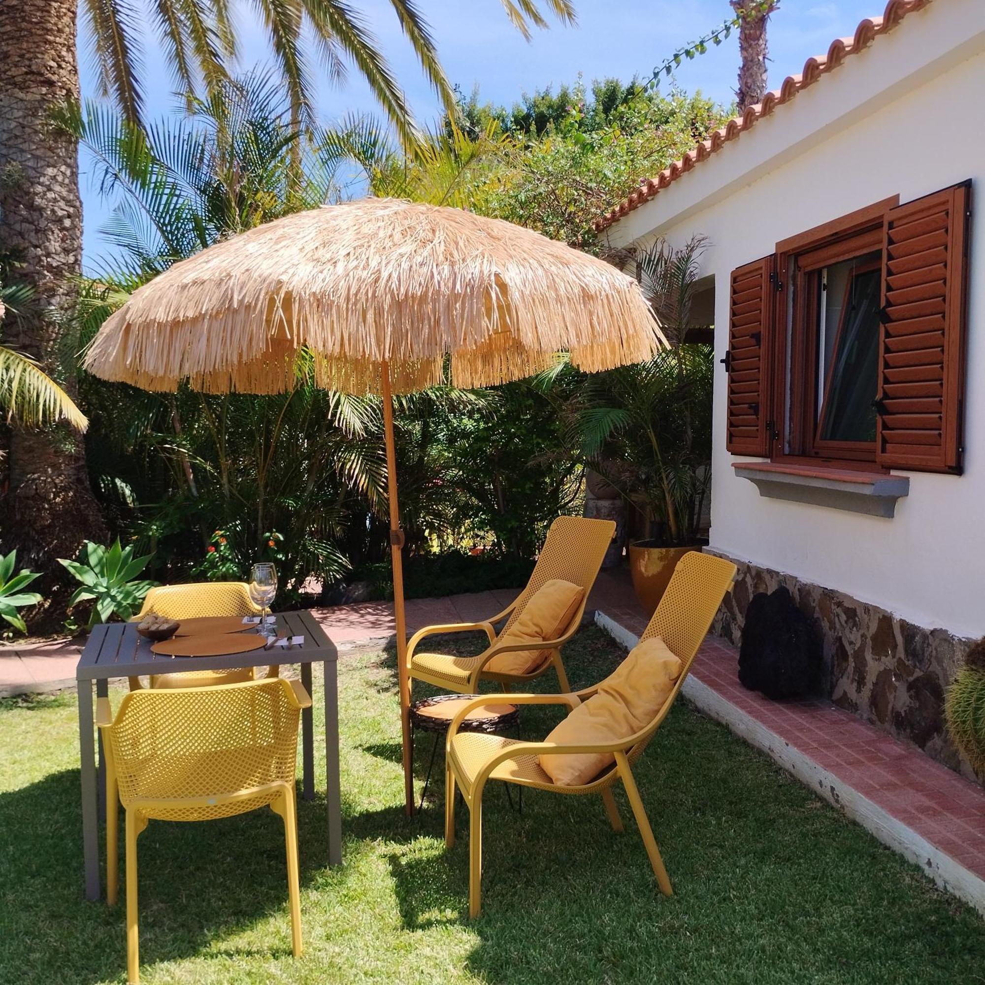 Bungalow Tropical Con Piscina Y Aire Acondicionado マスパロマス エクステリア 写真